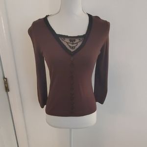 August Silk 3/4 Sleeve Blouse